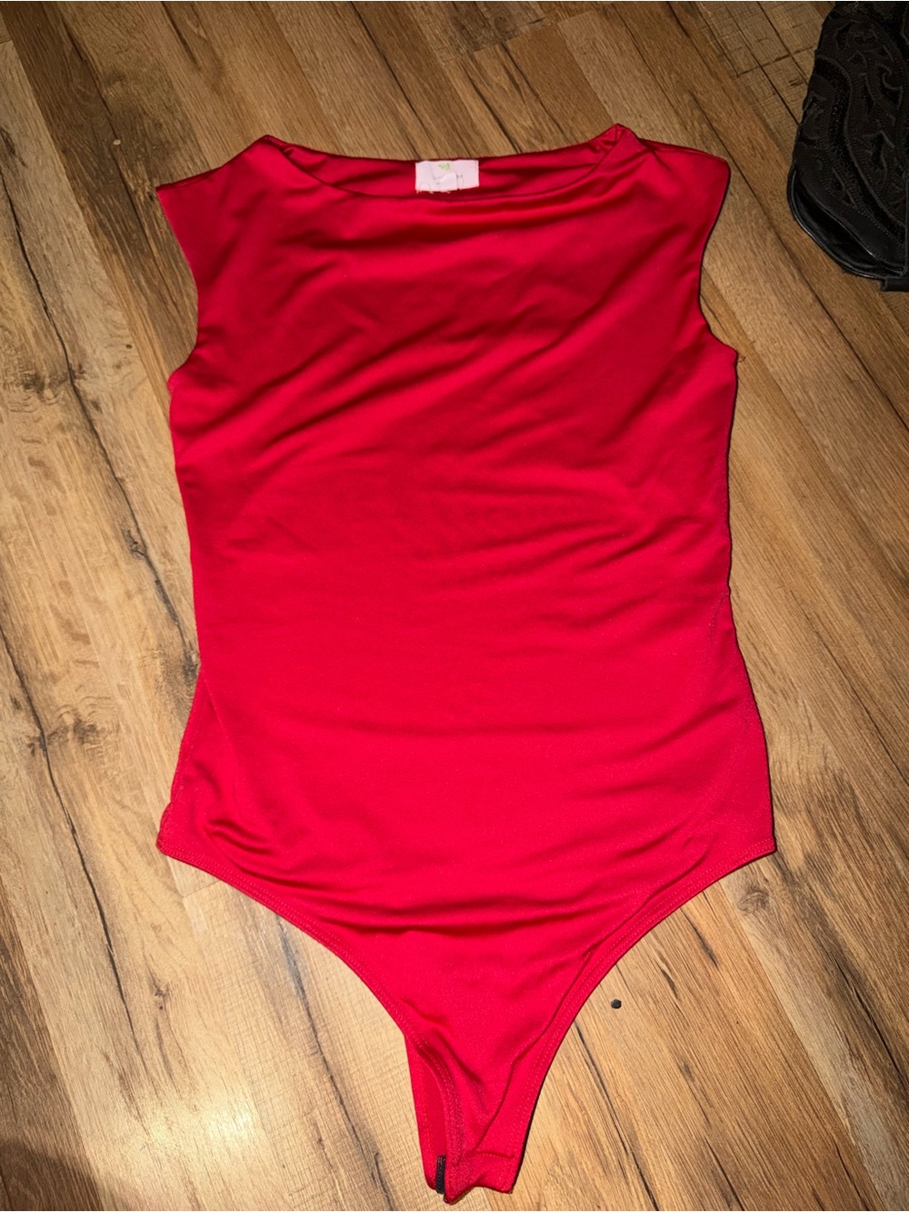 Sleeveless Red Women's Bodysuit - Unbranded